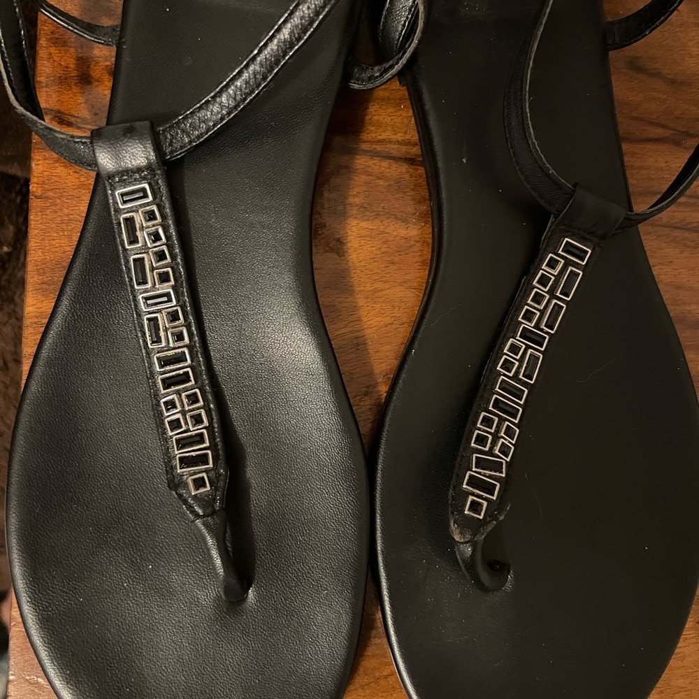 Black Strappy Sandals